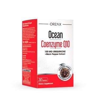 Дієтична добавка, Коензим Q10 Orzax Ocean Coenzyme Q10, 30 капсул Q10 фото