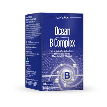 Комплекс вітамінів групи В Orzax Ocean B Complex, 50 капсул B_Complex_50 фото