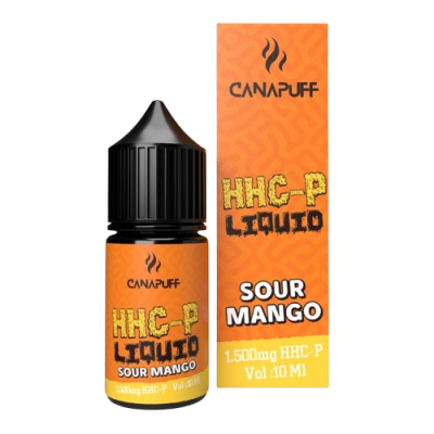 HHC-P Canapuff Liquid Sour Mango, 1500 mg, 10 ml