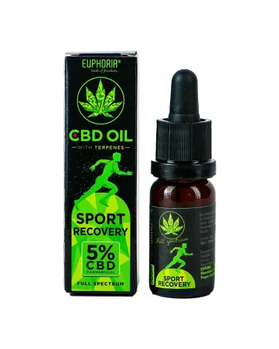 CBD Олія Euphoria Sport Recovery 5%, 10 ml. Без ТГК